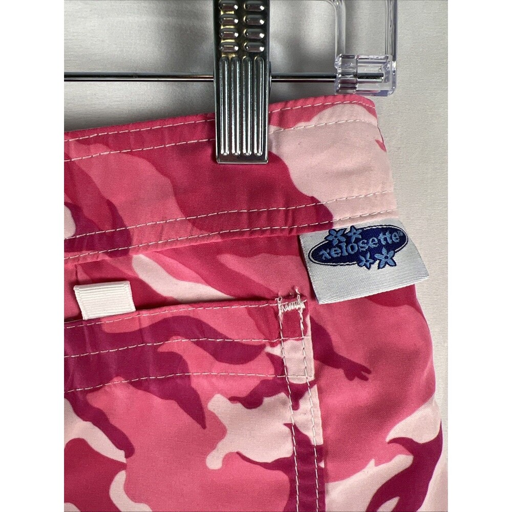 Women’s Long Board Shorts Size 8 (30 In Waist) Inseam 11 Inches Pink Camo New - Picture 4 of 8
